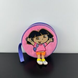 Nickelodeon Rare Nick JR Dora the Explorer 24 CD DVD Case Holder 7” Plush Doll